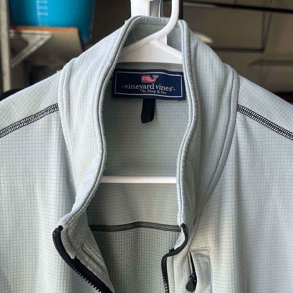 Vineyard Vines Gray Lightweight Vest